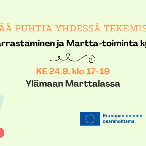 Kädentaidot ja yhdessä tekeminen -tilaisuus Ylämaalla 24.9.25