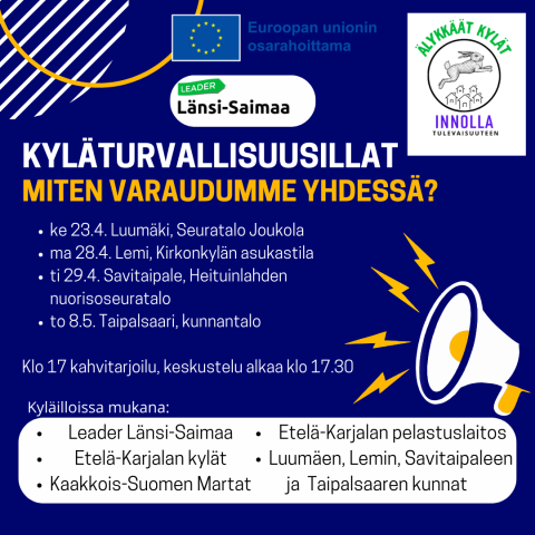 Kyläturvallisuusillat keväällä 2025