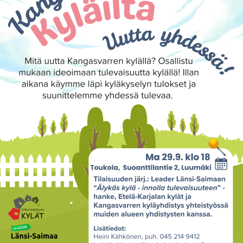 Kangasvarren kyläilta ma 29.9.